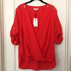Calvin Klein Women's Lightweight Blouse Size Large